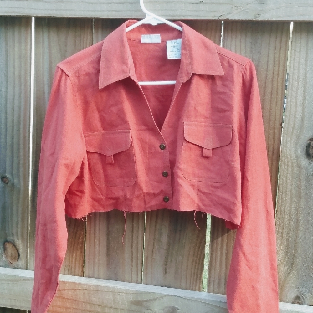 Cropped Auburn Shirt/Jacket